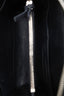 Balenciaga Black Leather Motocross Papier Zip Around Belt Bag