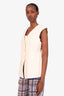 Veronica Beard White Waistcoat Size 12