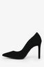 Stuart Weitzman Black Suede Stuart 85 Power Suede Stiletto Pumps Size 8