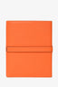Hermès 2008 Orange Swift Leather Secret Notebook