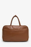 Miu Miu Brown Leather Beau Large Top Handle Bag With Strap
