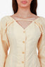Nanushka Orange Asymmetrical Robe Shirt Dress Size XS