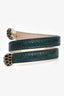 Bvlgari Green Leather Serpenti Forever Bracelet