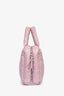 Sac de voyage matelassé en nylon rose Miu Miu « Trapuntato Losa »
