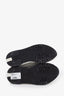 Hermès Black/White Mesh & Leather Addict Sneakers Estimated Size 41