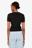 Pre-loved Chanel™ 2002 Black Cotton T-Shirt Size 36