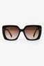 Celine Black Triple Triomphe Logo Square Sunglasses
