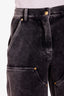 T By Alexander Wang Grey Velour Utility Straight Leg Pants Size 2
