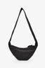 Lemaire Black Leather Small Croissant Bag