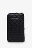 Pre-loved Chanel™ 2012 Black Quilted Cambon Ligne Long Flap Wallet