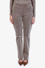 Loro Piana Brown Corduroy Straight Leg Pants Size 42