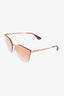 Prada Rose Gold Cat Eye Sunglasses