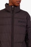 Gucci Black Goose Down Logo Zip Up Jacket Size 44