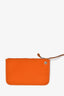 Hermès 2015 Orange Canvas and Leather Herbag 31
