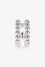 Hermès Sterling Silver 'Chaine d'ancre Alea II' Beaded Ring Size 53