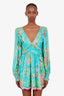 Hemant & Nandita Blue Ruffled 'Anaheeta' Mini Dress Size S