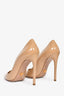 Prada Nude Saffiano Leather Pointed Toe Heel Size 39