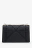 Christian Dior Black Grained Leather Small Diorama Chain Bag