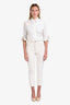 Agolde White Denim Straight Leg 'Remy' Jeans Size 27