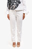 Etro White Cotton Blend Pants Size 48 Mens