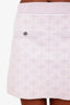 Maje Pink Sparkled Knit Mini Skirt Size 36