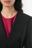 Roland Mouret Black Peplum Light Jacket Size 4