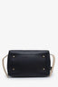 Celine Black/Cream Leather Logo Belt Bag