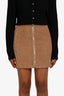 Rag & Bone Camel Corduroy 'Heidi' Mini Skirt Size 25