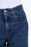 Brunello Cucinelli Medium Blue Denim Tapered Jeans Size 0