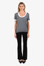 Frame Black Denim 'Le High Flare' Jeans Size 25
