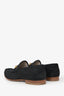 Gucci Black Suede 1953 Horsebit Loafers Size 10