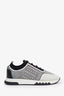 Hermès Black/White Mesh & Leather Addict Sneakers Estimated Size 41