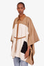Mackage Beige/Cream Wool 'Molly' Studded Wool Cape Jacket Size XS