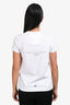 Givenchy White/Black Cotton Logo T-Shirt Size S