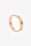 Cartier 18K Rose Gold Small Model Love Ring Size 53