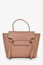 Celine Pink Leather Nano Belt Bag with Strap