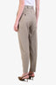 Toteme Beige Tapered Trousers Size 4