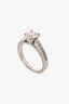 Platinum 1.00 cwt Natural Diamond Engagement Ring Size 5.5