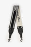 Christian Dior Black/White Canvas Guitar Strap