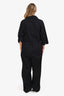 Labo Art Black Cotton Utility Jumpsuit Size L