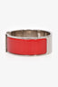 Hermès Red Clic Clac H Bracelet Medium Model