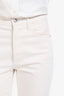 Agolde White Denim Straight Leg 'Remy' Jeans Size 27
