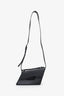 Acne Studios Black Leather Distorted Shoulder Bag