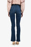 MOTHER Dark Blue Denim High Waisted 'Runaway Stretch' Flared Jeans Size 25