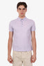 Louis Vuitton Purple Logo Embroidered Polo Shirt Size S Mens