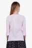 Pre-loved Chanel™ 2003 Pink Interlocking CC Logo Half Sleeve Cardigan Estimated Size XS