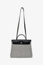 Hermès 2020 Black/White Canvas Leather 'Panda' Herbag 31