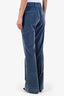 Frame Blue Velvet Slim Stacked Trousers Size 8