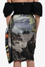 Dries Van Noten Multicoloured Silk Asymmetric Skirt Size 40