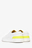 Hermès White/Yellow Leather Deep Sneaker Size 36